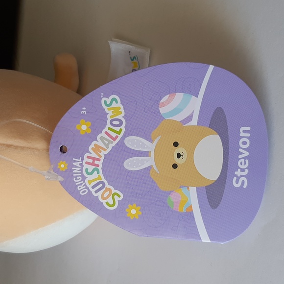 Squishmallows Stevon Golden Retriever Bunny Ears 4.5" Plush Stuffed Animal Toy - Picture 9 of 12